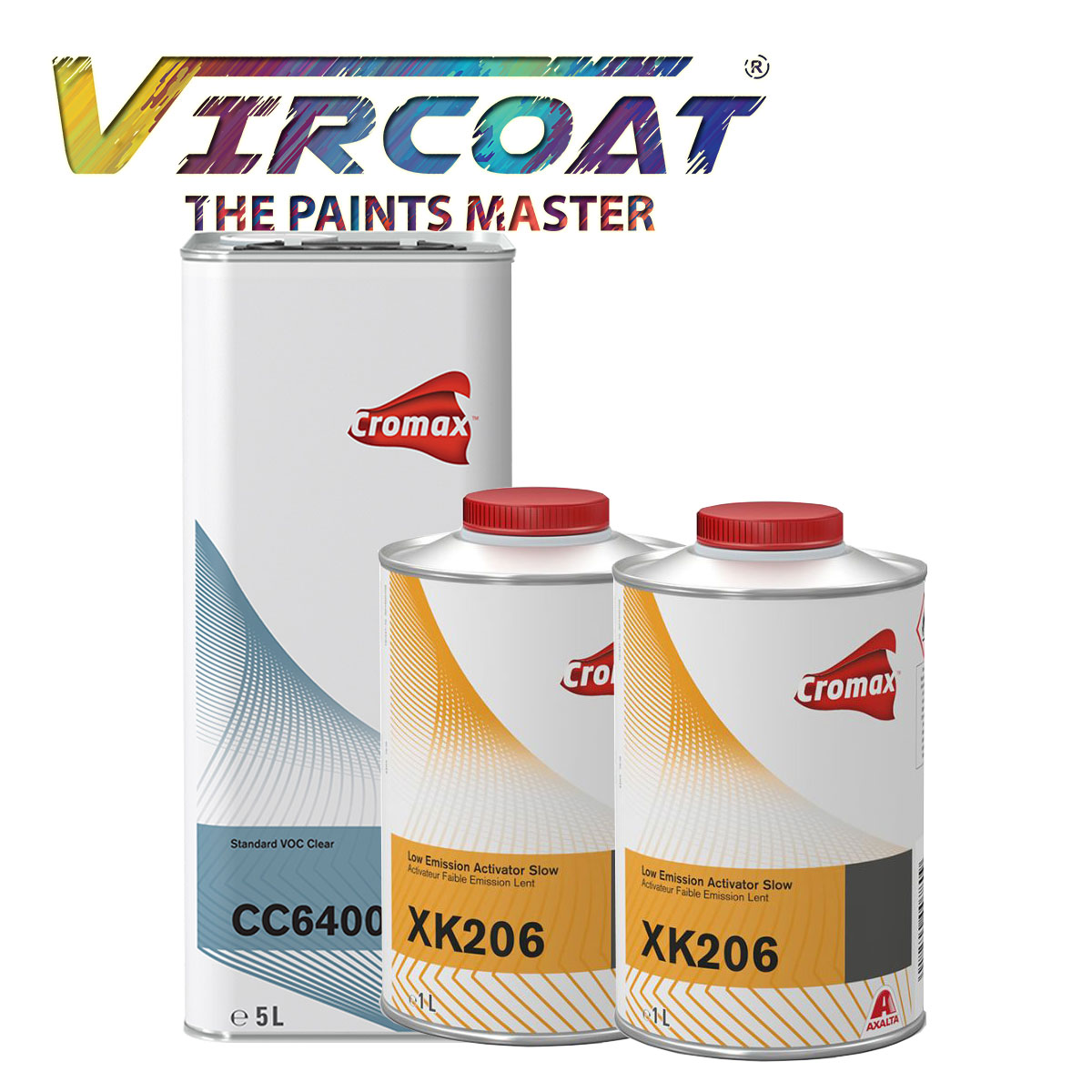 CROMAX, AUTOREFINSHING, LAQUER, CLEAR COAT, 2K CLEAR, 3800S, XK206